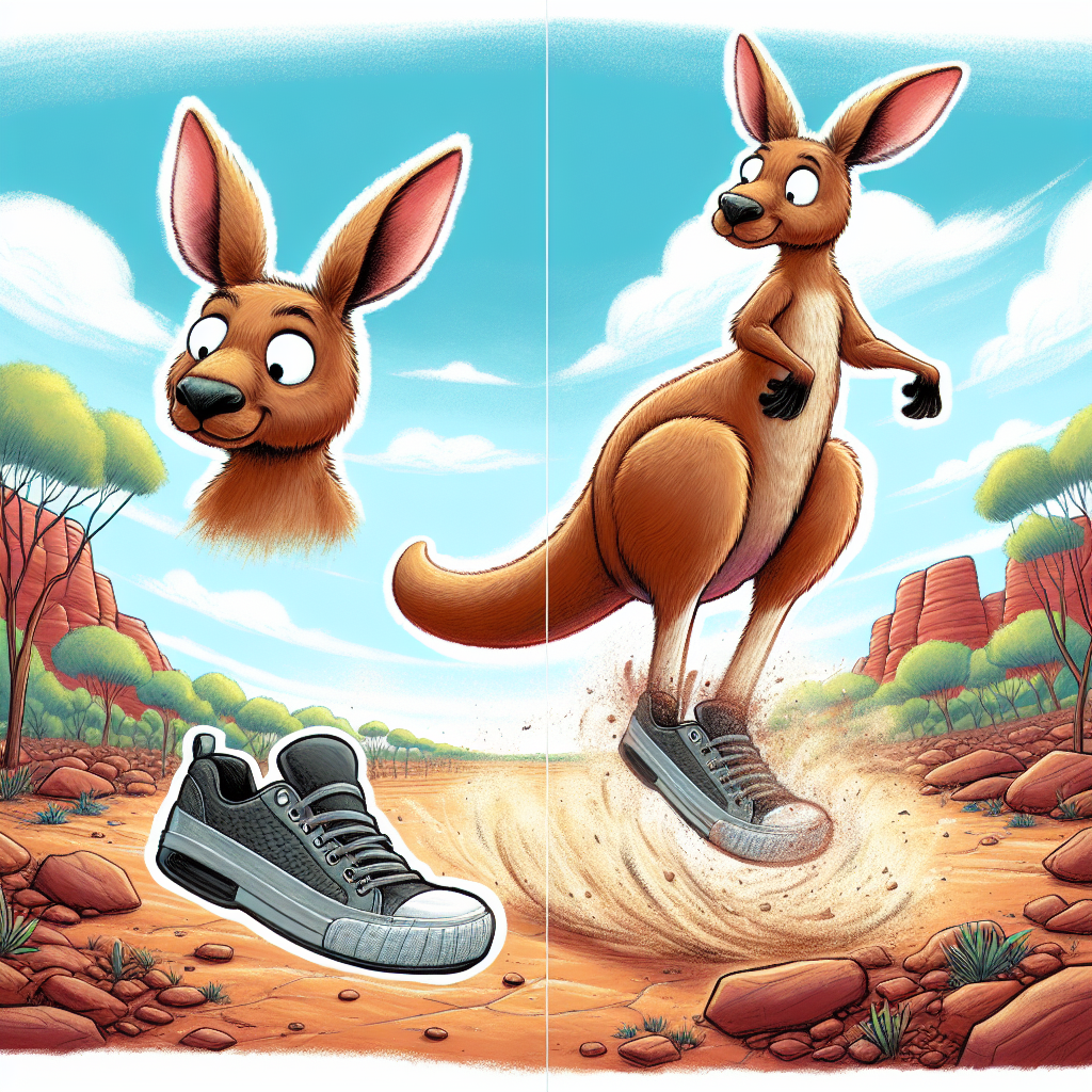 Das Känguru mit unsichtbaren Turnschuhen