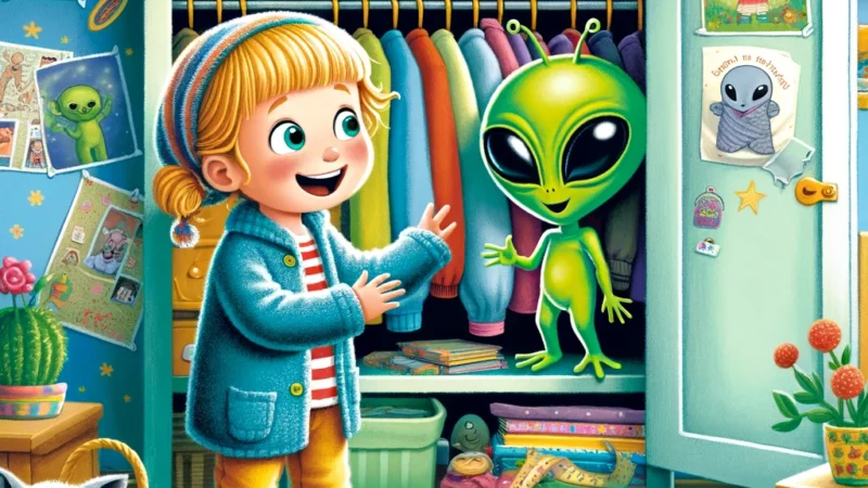 Das liebe Alien im Schrank
