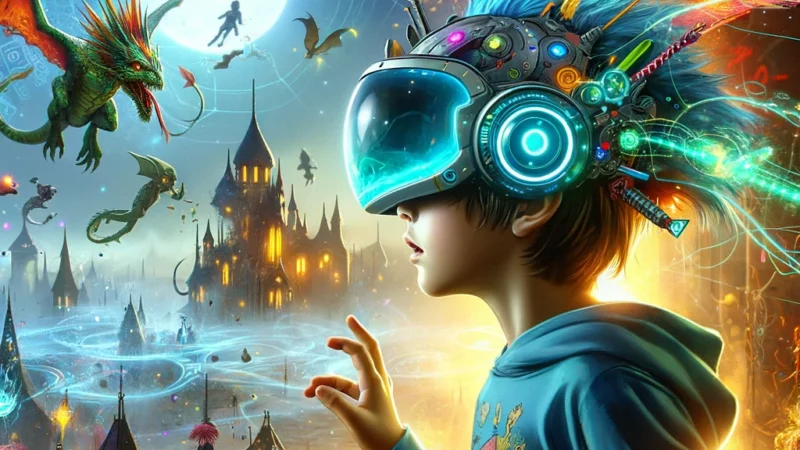 Ein magischer Helm für virtuelle Realitätsabenteuer